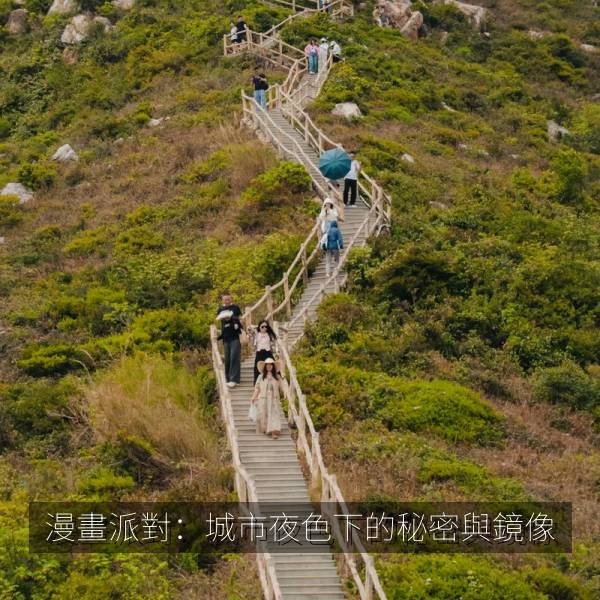 漫畫派對：城市夜色下的秘密與鏡像海报
